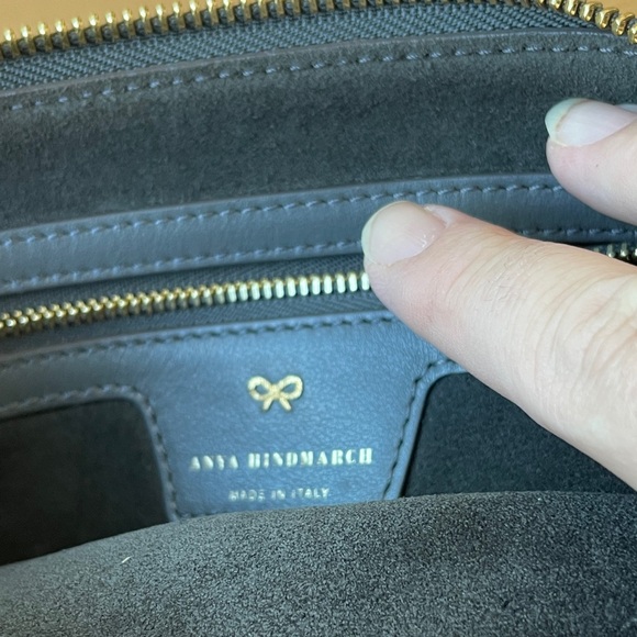 Anya Hindmarch Black Clutch with Colorful Embroidery - Picture 10 of 10